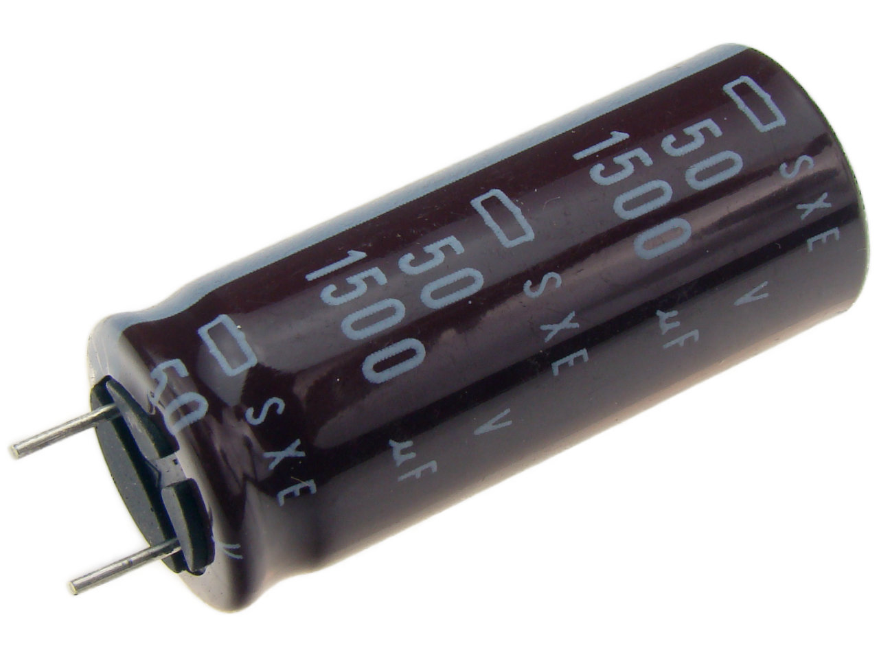 Kondensator elek. 1500uF/50V;105C; SXE;wym.16x40mm;NIPPON(55)