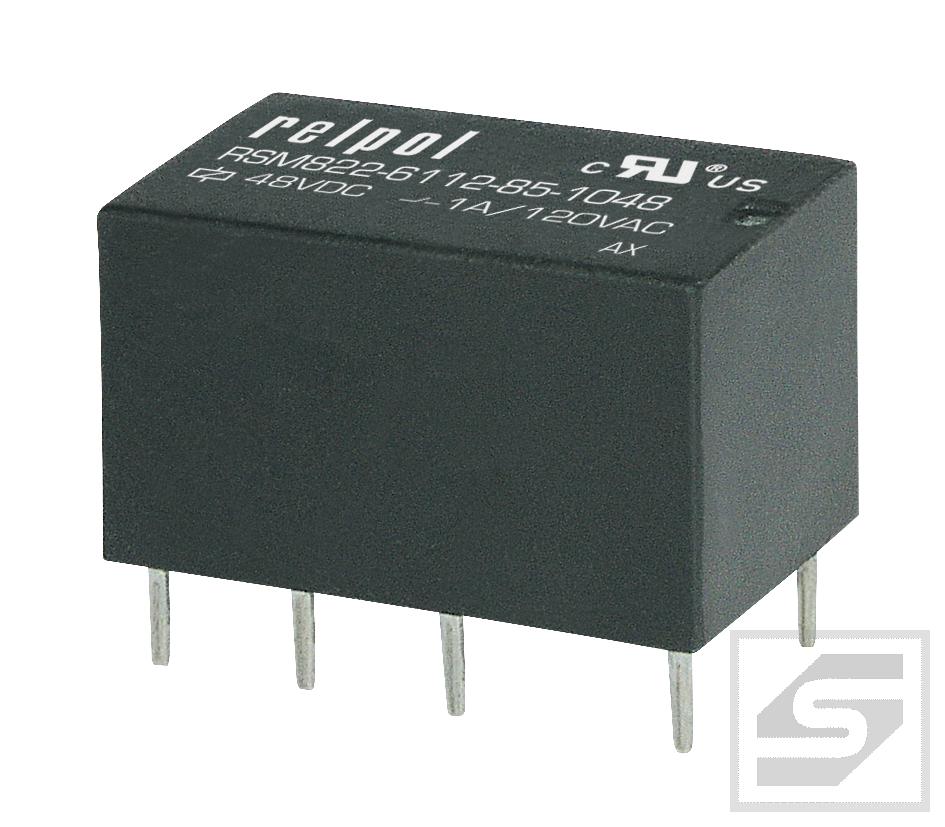 Przekaźnik RSM822-6112-85-S012;12V 2 styki przełączne;2A/30VDC; RELPOL