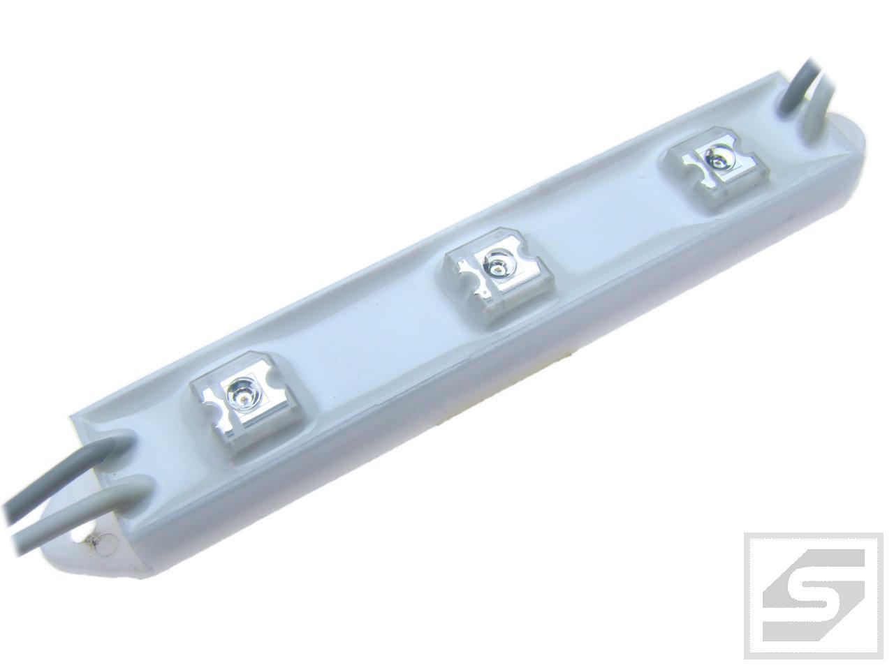 Moduł LED PCV3Y3A żółty 12V 20mA 3xLED Super Flux 3mm RoHS