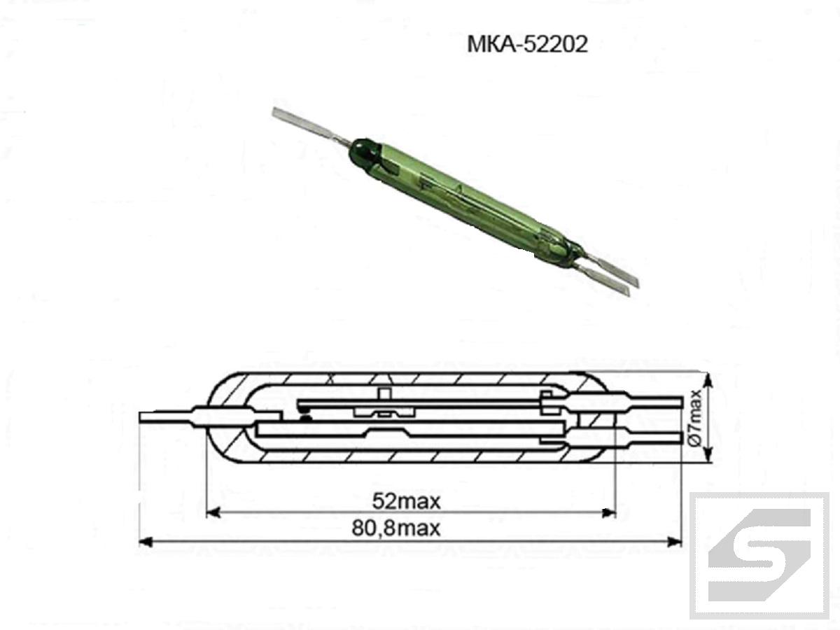 Zestyk kontaktronowy 50mm MKA-52202 gr.A; zwierny