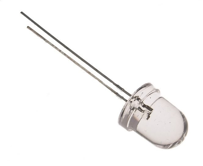 Dioda LED 8mm czerwona SJ8032CHclir 8000mcd Pbf