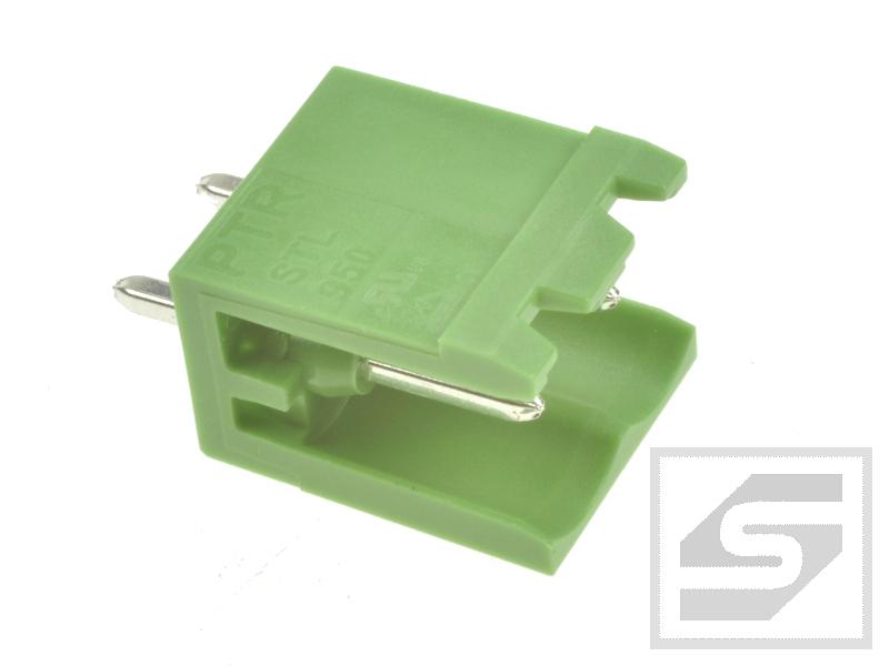 ZŁĄCZE STL950/2G-5.0-V 2 PIN PROSTE 15A 300V PTR MESSTECHNIK;XY2500/2