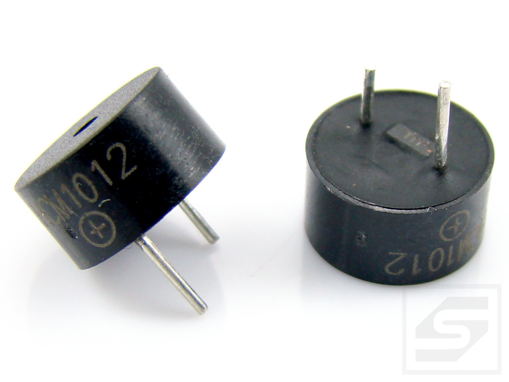 Buzzer z generatorem HCM1012 RoHS elektromagnetyczny 8-15V 30mA 80dB